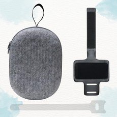Vision Pro MR 헬멧과 호환되는 여행용 케이스 어깨 스트랩이 달린 하드 핸드백 수납함 포함, 그림과 같이, 1세트, 4NB909474_SSW