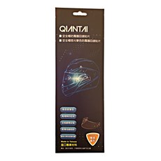 QIANTΑΙ 安全帽防霧變色鏡片貼片 高感光變色 抗紫外線 全框易安裝 台灣製造, 透明