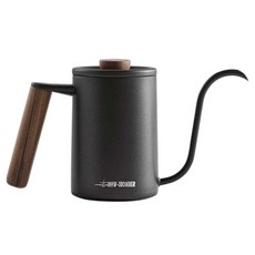 쓰리바머 플래닛 핸드드립 커피 포트 600ml, 1개, 매트 블랙 1개, 매트 블랙