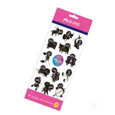 끄니스토어 교육용 투명스티커 별자리 놀이교구 캘린더장식