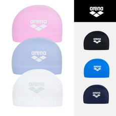 아레나 arena 스판 수모(C1AS02) 천수모 수영모자 캡, BLU