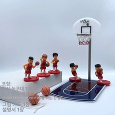 미니 농구대 장식 소품 소형 데스크테리어 책상 탁상, 1개, 형제도 없고 농구 슈팅 머신도 B