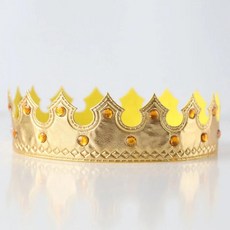 성인 생일 파티 모자 여왕 킹 장식, 1개, 9. Gold-B