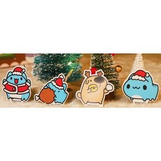 貓貓蟲咖波 聖誕貼紙, 聖誕貼紙(共4張),拆售，一入