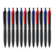 모나미 FX 제타 볼펜 1.0mm, 흑색, 12개