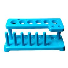 6+2구 건조봉 플라스틱 시험관 스포이트 피펫 거치대 수업 준비물 눈금 재료 실험 랙