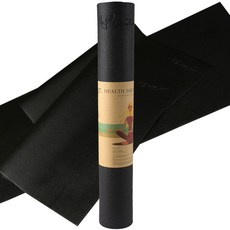 에코핏 헬스기구매트 방음 미끄럼방지 충격흡수매트 매트, 블랙