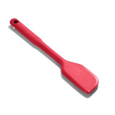 OXO 全矽膠刮刀 大/小 全矽膠包覆 外觀無接縫不卡髒污 原廠公司貨, 1個, 紅色-小/售完止