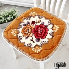 DFMEI 坐墊椅墊餐椅墊家用凳子墊椅子墊墊防滑學生護腰久坐靠墊防滑, 黃色【1個裝】