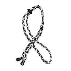 水越現貨 面鏡編織繩 手工編織面鏡帶 潛水髮帶 浮潛面鏡繩 水肺潛水 自由潛水, 經典黑(錐尾)