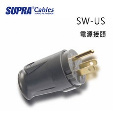 瑞典 Supra SW-US 電源接頭，音響發燒友首選，提升音質，降低噪音干擾, 灰色, 1個, 6cm