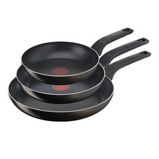 테팔 티타늄 액티쿡 프라이팬 세트 3개, 블랙커피, 프라이팬 20cm + 24cm + 28cm, 1세트