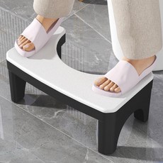 only 예홈 by Design / 목욕의자로 사용해도 아주 좋아요 / 시원한 배변 욕실 변기 발판 디딤대 스텝 스툴 의자, 화이트, 1개