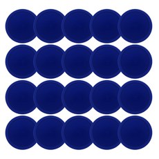 20Pcs 홈 에어 하키 퍽 플레이룸 게임 테이블용 플라스틱 하키 퍽, 64mm Royal Blue