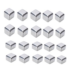 304不鏽鋼冰塊 20入，可重複使用，快速冷凍，持久保冷，適用於威士忌、果汁、咖啡, 20個