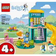 레고 블루이 11201 블루이와 클로이의 재미있는 놀이터, 혼합색상, 1개