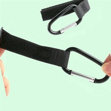 유모차걸이 다용도 벨크로 유모차 정리 가방걸이 똑템, 1개