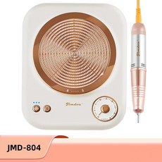 재사용 가능한 필터가 있는 네일 진공 청소기 전기 매니큐어 드릴 머신 35000RPM 60W 2 in 1, 01 하얀색, 2) 아이보리