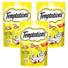 Temptations 喵愛餡貓餡餅, 火烤嫩雞口味, 75g, 3包