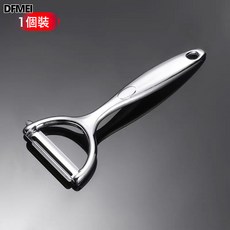 DFMEI 削皮刀土豆去皮刀蘋果瓜刨廚房水果家用多功能特厚果蔬刮皮刀, 1個, 1個裝【長款】平口削皮刀:如圖