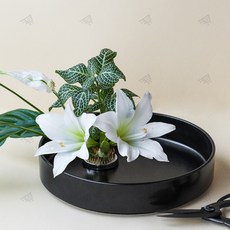 꽃꽂이용 바늘판 침봉 플로리스트 꽃가게 화훼기능사, 원형투명