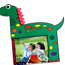 공룡화석 사각액자 만들기 미술만들기키트