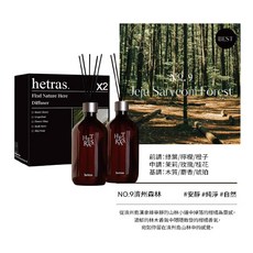 HETRAS 韓國首席調香師擴香500ml*2瓶組 #05 擁抱皂香 室內香氛 擴香套組, 09濟州森林, 1組