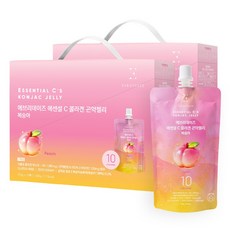 에브리데이즈 에센셜 C 콜라겐 곤약 젤리 복숭아, 2박스, 150g