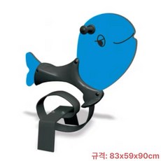 악어 시소기구 놀이터 스프링 캐릭터 흔들말 공원 동물, 25 PE 악어, 1개