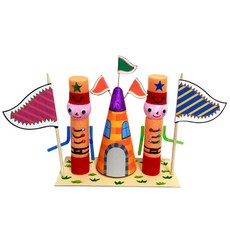 꼬마병정 성 만들기, 유아미술 어린이용 꼬마병정 성 만들기, 1