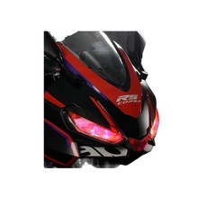 DIMOTIV Aprilia RS660 大燈護片 頭燈保護罩 保護片，有效保護頭燈，提升車輛外觀, 螢光紅, 1個