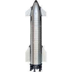 마흐피시 1144 스케일 SpaceX 스타쉽 모델 13.43인치 높이 내구성 플라스틱 소재 튼튼한 브래킷 이상적인 생일 선물 및 우주 애호가를 위한 수집품 포함, 마흐피시 1144 스케일 SpaceX 스타쉽 모델 13