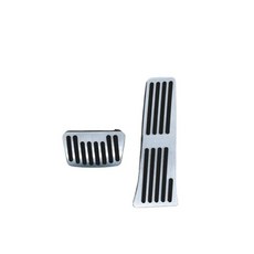 쏘렌토 가속 페달 브레이크 발받침 미끄럼 방지 커버 부품, 6. Silver 2pcs, 기본
