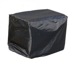 야외 발전기 커버은색 코팅 옥스포드 원단 먼지 방지 방수 자외선 차단 안정적인 이중 끈 잠금장치 포함검정색 62x45x45cm, 검정 62*45*45cm