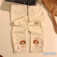 可愛小狗防曬袖套女 防紫外線遮陽寬鬆護手臂冰袖騎行, 星星小狗款, 1個