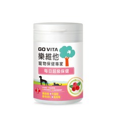 GO VITA 樂維他 寵物每日超級保養 離胺酸 牛磺酸 蔓越莓 55顆, 泌尿健康, 1罐