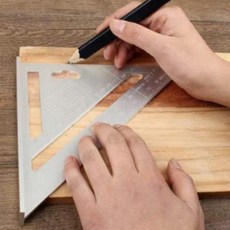 목공용 삼각자 알루미늄, 단품, 1개