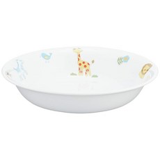 OGISO(오기소) 어린이 식기 유아식기 파스타 접시 (식기세척기 레인지 대응) 172F-E 사파리