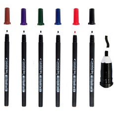 [희망상점] 사쿠라 피그마 캘리그라퍼 20 캘리그라피 펜 2mm, 1개, 레드