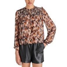 Steve Madden Apparel 여성용 드류 탑 오크 버프