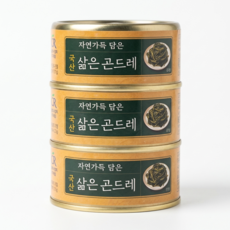 삶은 곤드레 캔 국산 캔나물 통조림 곤드레나물 밥반찬 120g 열무상회, 3개