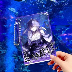 潮玩精品2 知更鳥崩鐵星期日遊戲周邊透卡精美閤影卡穀子立牌小禮物無料賀卡, 1個, 崩鐵-WE295,透卡-亞克力