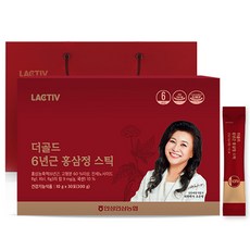 LACTIV The Gold 6年根紅蔘精隨身包組, 300g, 1組