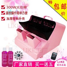 비눗방울 거품기 대형 버블 워터파크 축제 머신 장난감 수영장 비눗방울기계 버블건 파티 거품, 각도조절안됨+5병 핑크, 1개