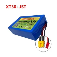 전기 스쿠터 배터리 항공 운송 10S2P 18650 리튬 팩 42V 도시 코코 차량 BMS 포함 36V 신제품, 04 xt30 jst, 1개