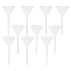 헤모톤 12pcs 75mm 플라스틱 실험실 충전 깔때기 실험실 및 산업용 액체 이송 및 여과를 위한 과학적 삼각 깔때기 PP 과학적 깔때기