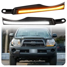 SDTSSYVE 주간 주행등 LED 안개등 토요타 타코마 2005 2006 2007 2008 2009 2010 2011 방향 지시등 어셈블리 (05-11Head DRL) 116, 05-11Head DRL, 1개