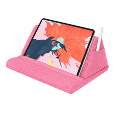 NUBASE 아이패드 m4 태블릿 노트북 아이폰 거치대 접이식 침대 필기 쿠션 베개, 05. 핑크, 접이식 베개 거치대