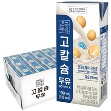 [건국우유] 고칼슘두유 190ml 24팩, 24개