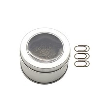 청동 미니 종이 클립 200개 귀여운 클립 부드러운 스테인리스 스틸 와이어 책갈피 양철판 디스펜서 홀더 책상 액세서리 오거나이저용 심플한 팻 스타일 브론즈 248017, 청동 미니 종이 클립 200개, 귀여운 클립, 부드러운